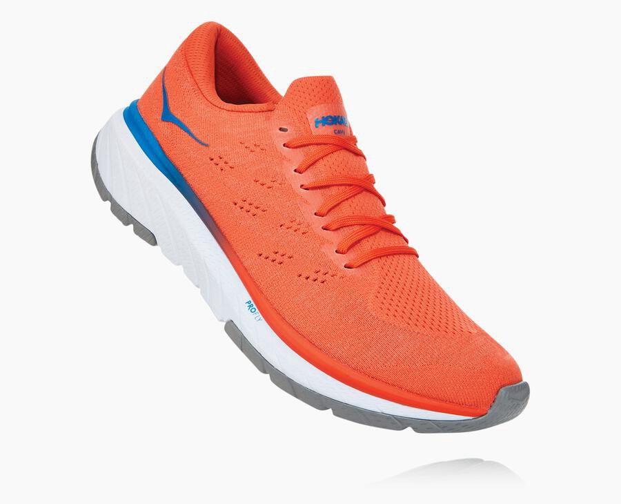 Tenis Hoka One One Hombre Rojos - Cavu 3 - JNLM07542